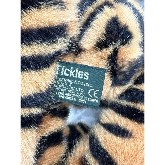 Tickles The Bengal Tiger Russ Berrie 16" Weighted Stuffed Animal Plush Vintage - Picture 12 of 12
